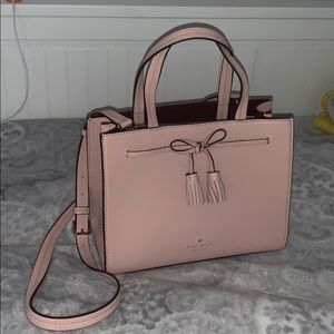 Light pink Kate Spade Hayes Satchel Purse